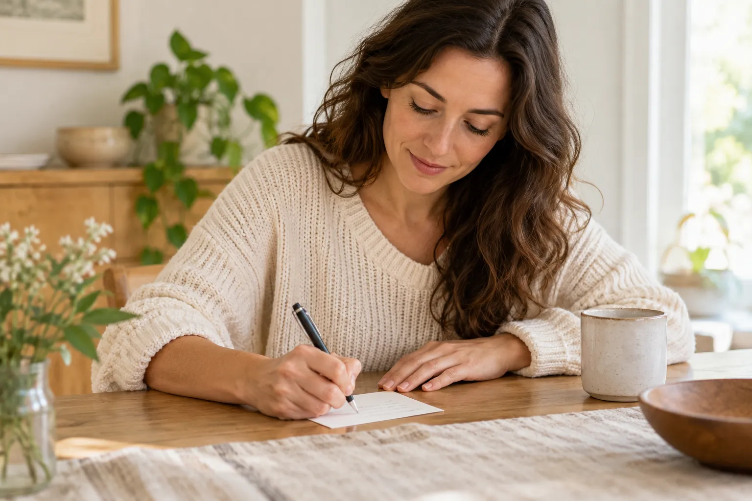 An adult identifying one clear external demand on a simple note