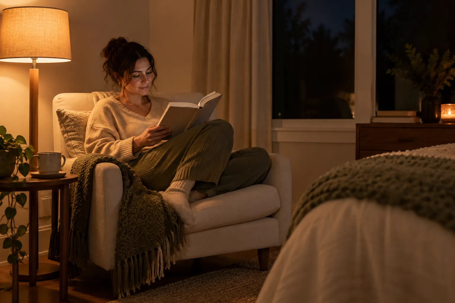 A quiet, low-light activity prepared for a restless night without a bright screen